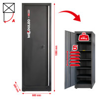 [866.6020] Workshop cabinet system tall cabinet with cable feed-through on the right (866.6020, KS TOOLS)