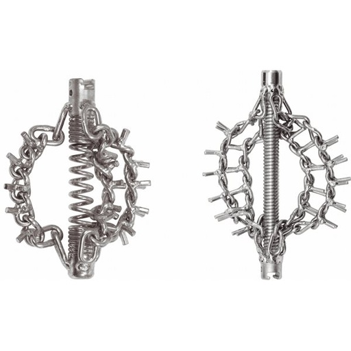 [900.2186] Ķēžu rotējošā galva Ø 30 mm, 2 radzainas ķēdes, spirālei 16 mm (900.2186, KS TOOLS)