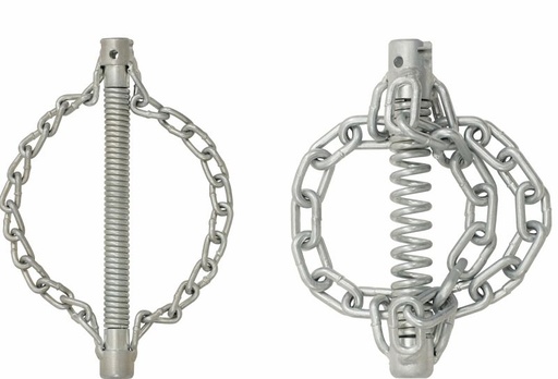 [900.2383] Ķēžu rotējošā galva Ø 50 mm, 4 gludas ķēdes, spirālei 32 mm (900.2383, KS TOOLS)