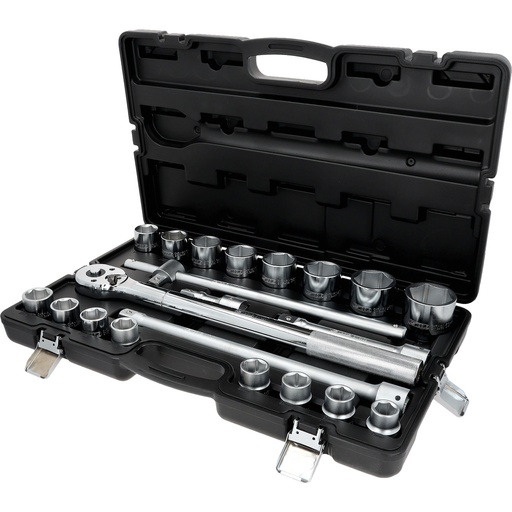 [911.0721BU] 3/4 collu muciņu komplekts, 21 gab., ar papildu preci 515.3400 (911.0721BU, KS TOOLS)
