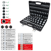 [911.7101] Torx muciņu komplekts 1/4"+3/8"+1/2", 101 gab. (911.7101, KS TOOLS)