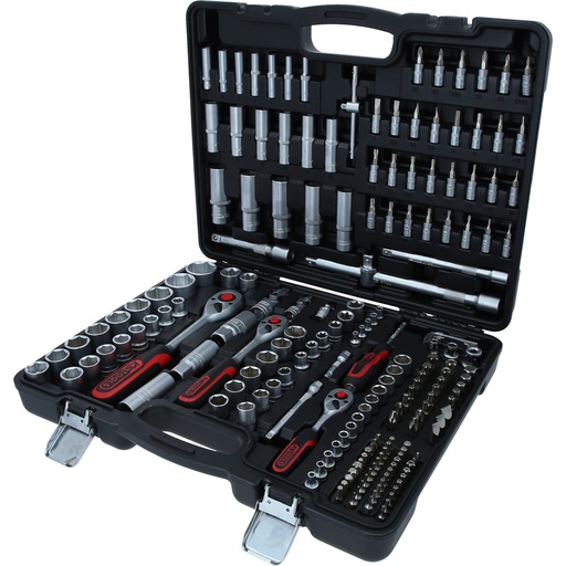 [917.0795EW] Muciņu komplekts 1/4″ + 3/8″ + 1/2″, 195 gab., 24 komplekti uz vienreizējās paletes (917.0795EW, KS TOOLS)