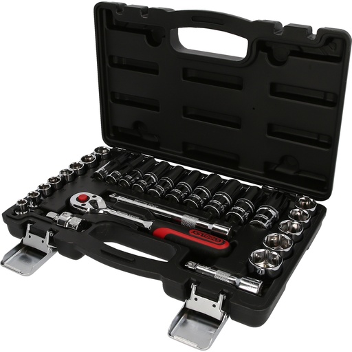 [918.0627] 3/8" CHROMEplus galvučių rinkinys, 27 vnt. (918.0627, KS TOOLS)