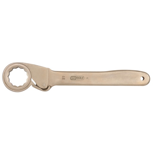 [962.0127] BERYLLIUMplus ratcheting ring spanner, 12-point, 27 mm (962.0127, KS TOOLS)