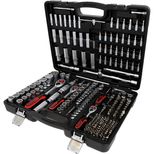 [916.0255] Galvučių rinkinys 1/4"+3/8"+1/2", 255 vnt. (916.0255, KS TOOLS)