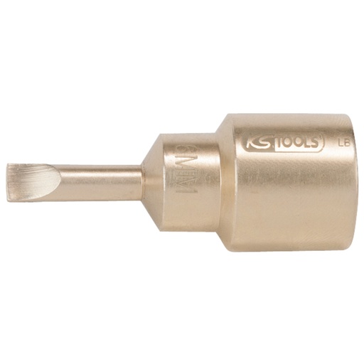 [963.1295] BRONZEplus plakana uzgaļa muciņa 1/2 collas, 10 mm (963.1295, KS TOOLS)
