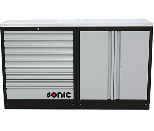 [4731705] Workbench with stainless steel top (4731705, SONIC)