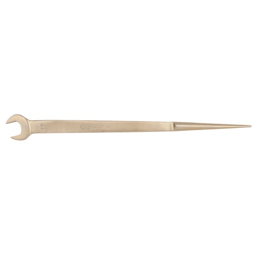 [963.8105] Montāžas plakanā atslēga ar smaili 46 mm, no dzirksteļdrošas bronzas (BRONZE+) (963.8105, KS TOOLS)