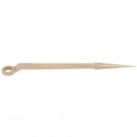 [963.8194] Montāžas gredzenatslēga ar smaili, izliekta, 11/16", no dzirksteļdrošas bronzas (BRONZE+) (963.8194, KS TOOLS)