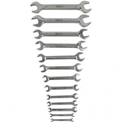 [964.2250] Stainless steel double open end spanner set, 13 pcs (964.2250, KS TOOLS)
