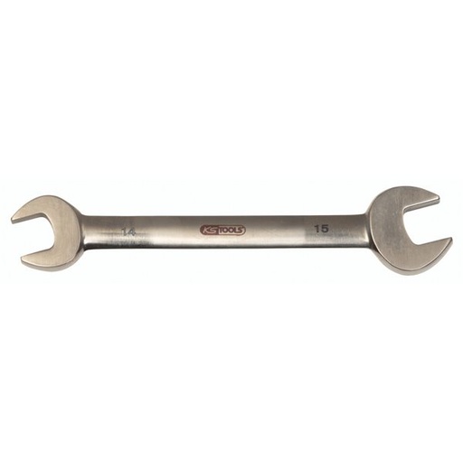 [965.0114] Titāna divpusēja uzgriežņu atslēga, 14x15 mm (965.0114, KS TOOLS)