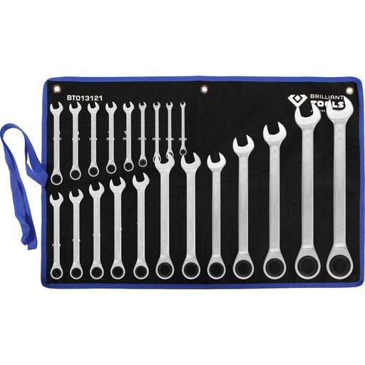 [BT013121] Sprūdrata kombinēto atslēgu komplekts, 21 gab., 6-32 mm (BT013121, KS TOOLS)