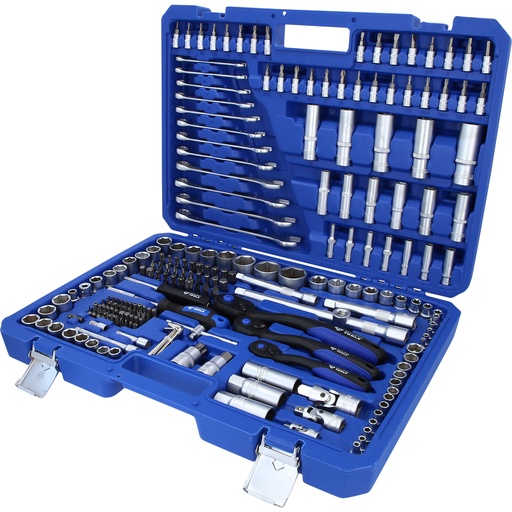 [BT023216] Muciņu komplekts, 216 gab., 1/4", 3/8", 1/2" (BT023216, KS TOOLS)