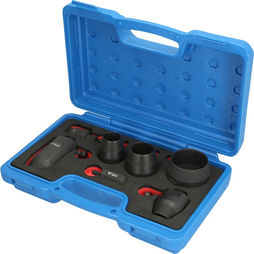[BT542070] Radial seal ring extractor tool set for crank / camshaft for VAG, 7pcs (BT542070, KS TOOLS)