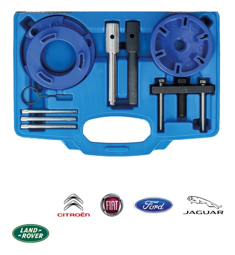 [BT593160] Engine timing tool set for Jaguar / Land Rover / Ford / Citroen 2.0/2.2/2.4/3.2 TD, 10 pcs. (BT593160, KS TOOLS)