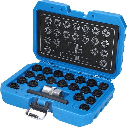 [BT691360] Riteņu uzgriežņu muciņu komplekts Audi, 22 gab. (BT691360, KS TOOLS)