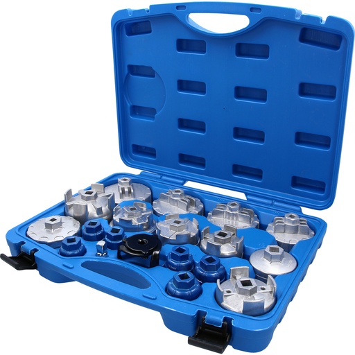 [BT711010] Eļļas filtru vāciņu atslēgu komplekts, 19 gab. (BT711010, KS TOOLS)