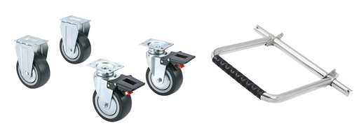 [47561] Caster set and handle for S9 trolley (47561, SONIC)