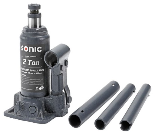 [4800701] Sonic Bottle Jack 2000kg 158-308mm Steel