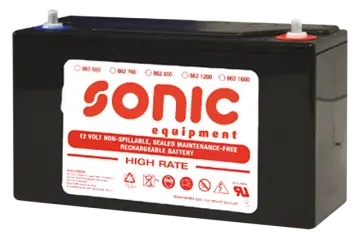 [4811212] Baterija (akumuliatorius) 12 V, 1600 A, 255×170×195 mm, mobiliam paleidikliui (4811212, SONIC)