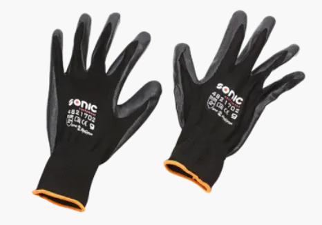 [4821702] Gloves nitrile coated nylon size 9 large Pair Sonic