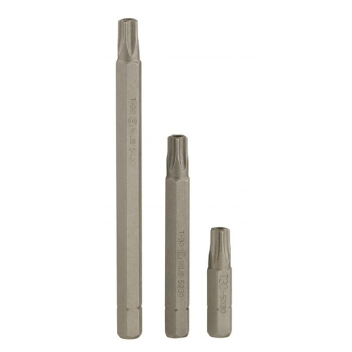[5010] Antgalis penkiakampis (5-lobe) su skylute, kotas 1/4", L 30 mm, T10 (5010, GENIUS)