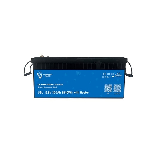 [UBL-12-300H-PRO] Ličio akumuliatorius LiFePO4 12,8 V 300 Ah su Bluetooth, išmaniuoju BMS ir šildymu (UBL-12-300H-PRO, ULTIMATRON)