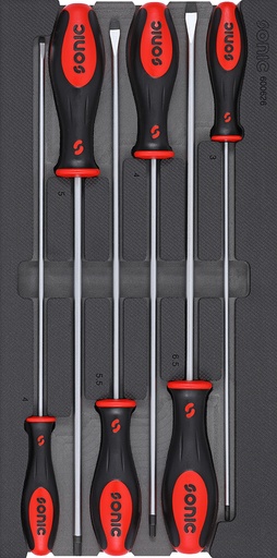 [600626] Long screwdriver set SFS, 6 pcs (600626, SONIC)