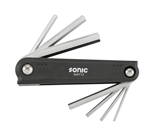 [600712] Hexagon key wrench set (folding) (600712, SONIC)