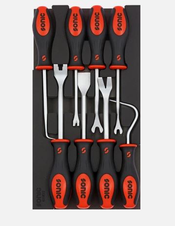 [600822] Įrankių komplektas į vežimėlius (8vnt) Sonic Equipment BV [600822] 