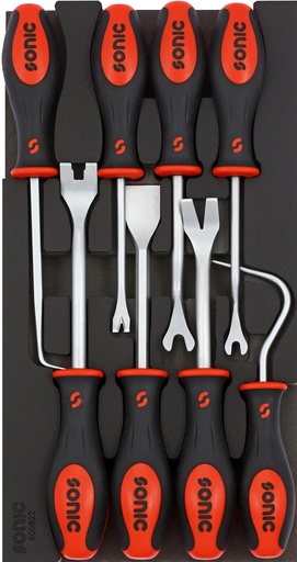 [600822] Trim removal tool set for tool trolleys (8 pcs) (600822, SONIC)