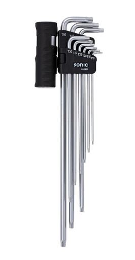 [600911] Lenktų ypač ilgų TORX komplektas 9vnt (600911, SONIC)