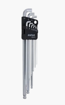 [600912] Sonic Extra Long Hex Key Set 9pcs 1.5-10mm