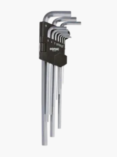 [601007] Sonic Hex Key Wrench Set Extra Long 10pcs