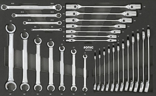 [603003] Tool set for tool trolleys (30 pcs) (603003, SONIC)
