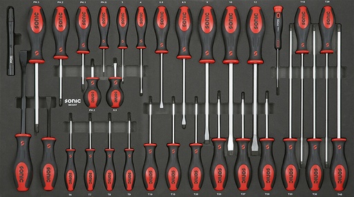 [603207] Instrumentu komplekts instrumentu ratiņiem, 32 gab., SONIC EQUIPMENT (603207, SONIC)