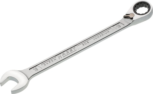 [606-18] Ratcheting combination wrench 18 mm (606-18, HAZET)
