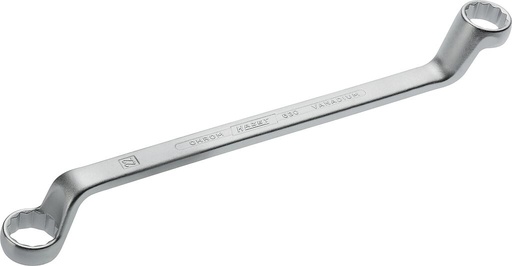 [630-21X22] Double box-end wrench, outside 12-point traction profile, 21 × 22 mm (630-21X22, HAZET)
