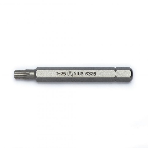 [6325] TORX bit 56mm long T-25 (6325, GENIUS TOOLS)