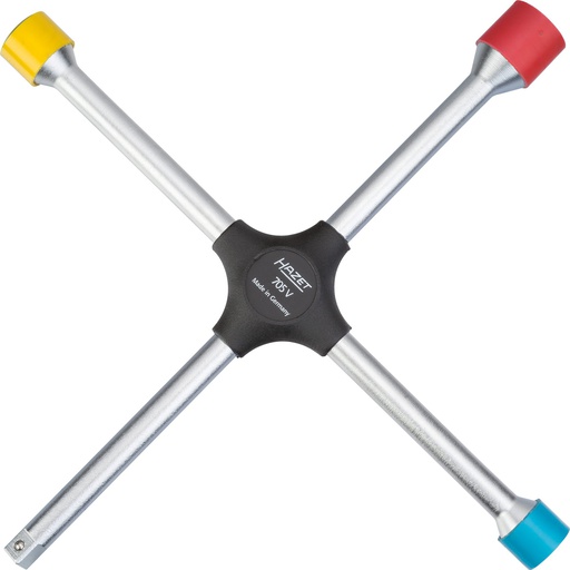 [705V] HAZET Four-way rim wrench 705V - Outside hexagon profile