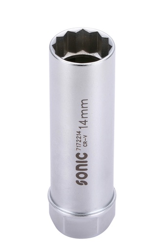 [7172214] Aizdedzes sveču muciņa 3/8" 12-stūru ar skavu 14 mm (7172214, SONIC)