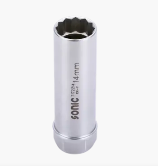 [7172214] Spark plug socket 3/8" 12-point with clip 14mm [7172214]