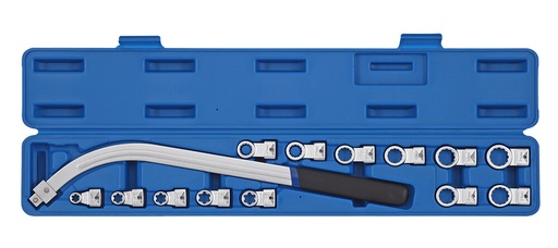 [805015] Skriemeļu atslēgu komplekts, 12pt.cs, 12-19 mm, E10-E18 (805015, SONIC)