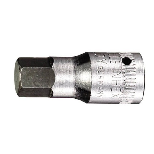 [8103708] Galvutė 1/4 su šešiakampiu užapvalintu 8mm 