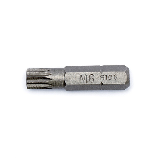 [8106] Uzgalis 12-stūru (XZN), kāts 5/16", L 30 mm, M6 (8106, GENIUS)