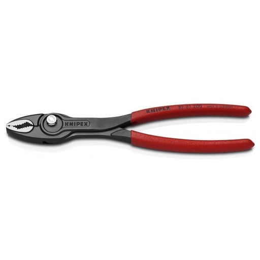 [82 01 200] KNIPEX TwinGrip slip joint pliers 200 mm (82 01 200, KNIPEX)
