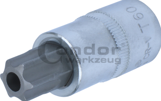 [83706260] Galvutė 1/2 TORX su centrine skyle T60 