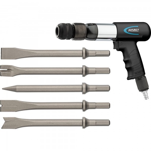 [9035H/6] Air Hammer with 6-Piece Chisel Set (9035H/6, HAZET)