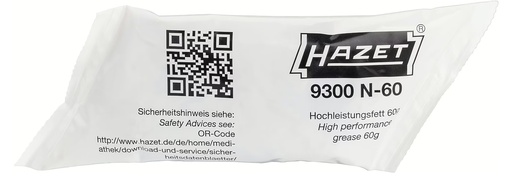 [9300N-60] Alyva pneumatinių įrankių plaktuko mechanizmui, 60 ml (9300N-60, HAZET)
