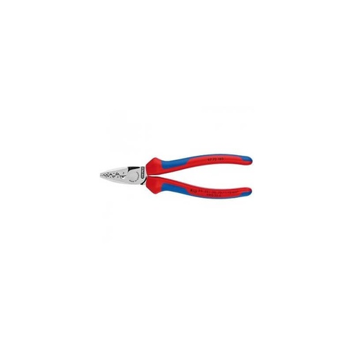 [97 72 180] KNIPEX laidų antgalių (gilzių) užspaudimo replės 180 mm (97 72 180, KNIPEX)